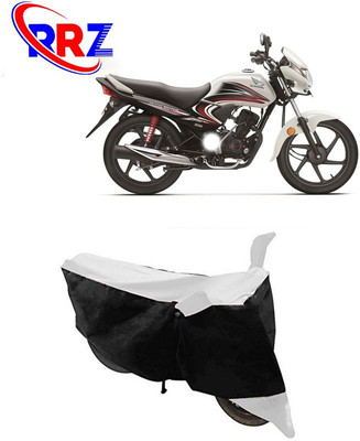 RRZ Waterproof Two Wheeler Cover for Honda(Dream Yuga, Black, White)