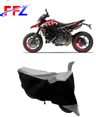 FFZ Waterproof Two Wheeler Cover for Ducati(Hypermotard, Black, Grey)