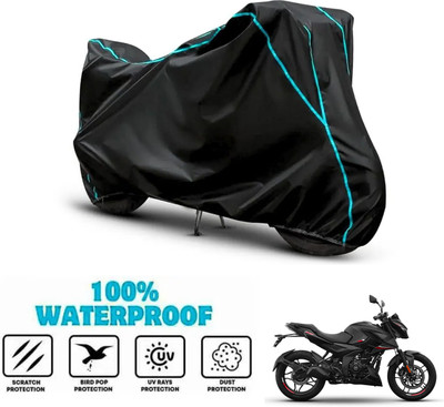 ANTHUB Waterproof Two Wheeler Cover for Bajaj(Pulsar 250, Black)