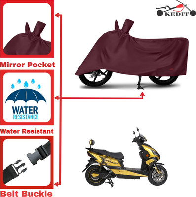 AASHTIK MART Two Wheeler Cover for Okinawa(Praise, Maroon)