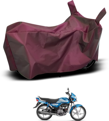 CODOKI Waterproof Two Wheeler Cover for Hero(CD deluxe, Maroon)