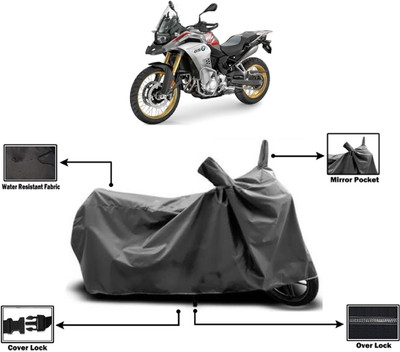 Amexride Two Wheeler Cover for BMW(F 850 GS, Grey)