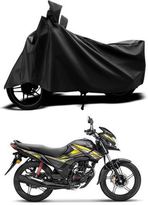 AASHTIK MART Two Wheeler Cover for Honda(CB Shine SP, Black)
