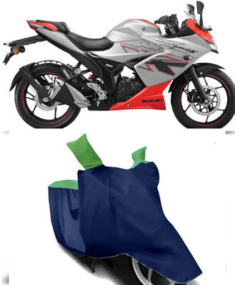 BbcMart Waterproof Two Wheeler Cover for Suzuki(Gixxer SF 250, Green)