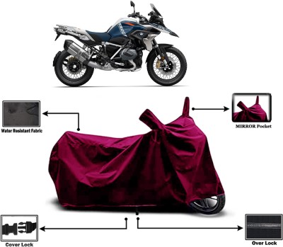 Amexride Two Wheeler Cover for BMW(R 1200 GS, Maroon)