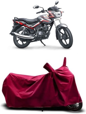 Coxtor Waterproof Two Wheeler Cover for TVS(Star City, Maroon)