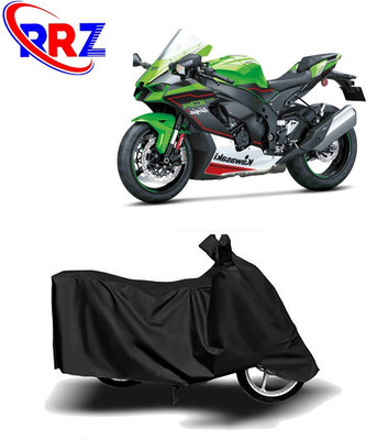 RRZ Waterproof Two Wheeler Cover for Kawasaki(Ninja ZX-10R, Black)