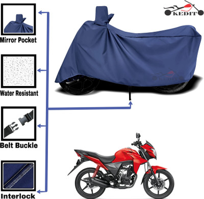 AASHTIK MART Two Wheeler Cover for Honda(CB Twister, Blue)