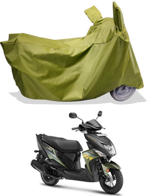 Amexride Two Wheeler Cover for Yamaha(Cygnus Ray ZR BS6, Green)