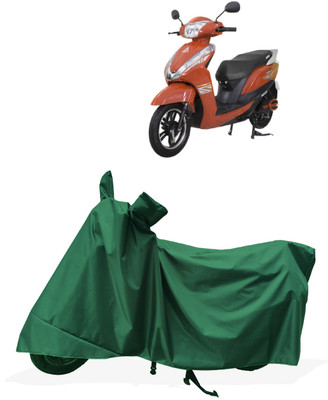 Tricway Two Wheeler Cover for Ampere(Magnus BS6, Green)