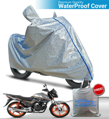 TEASN Waterproof Two Wheeler Cover for Honda(CBF150, Silver)