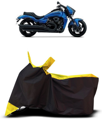 VESMEI Two Wheeler Cover for Suzuki(Intruder M1800R, Yellow)