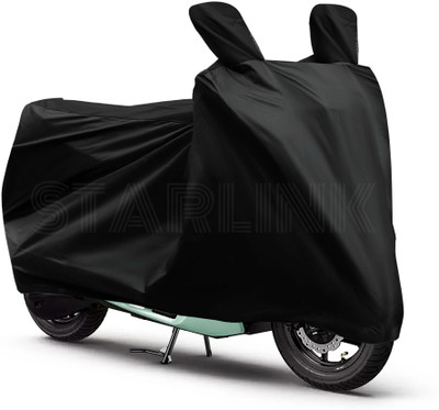 Starlink Waterproof Two Wheeler Cover for TVS(Jupiter, Black)