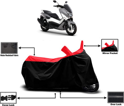 Amexride Two Wheeler Cover for Yamaha(NMax 155, Red)