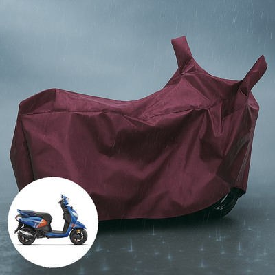 CODOKI Waterproof Two Wheeler Cover for Hero(Pleasure+ 110, Maroon)