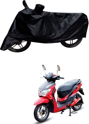 AUTOGARH Two Wheeler Cover for Hero(Electric Dash, Black)