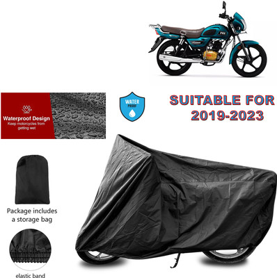 CODOKI Waterproof Two Wheeler Cover for TVS(Radeon, Black)