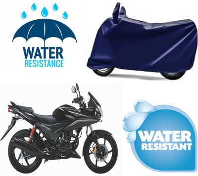Mdstar Waterproof Two Wheeler Cover for Honda(Stunner CBF, Blue)