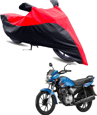 Motodreka Two Wheeler Cover for Yamaha(Saluto RX BS6, Red, Black)