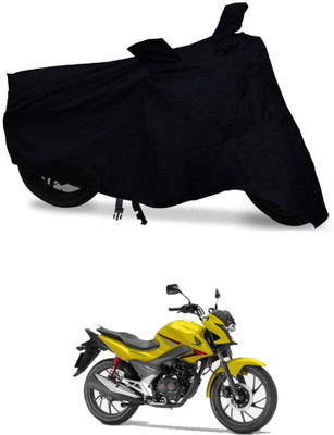 DeepShakshi AUTOMOTIVE Waterproof Two Wheeler Cover for Honda(CBF, Black)