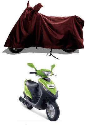 GROFATIK Two Wheeler Cover for Mahindra(Flyte, Maroon)