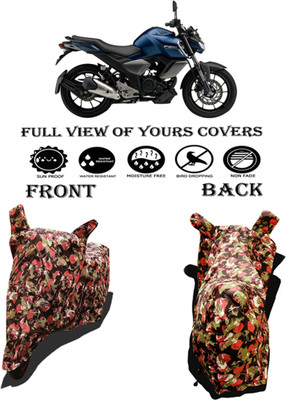 Amexride Two Wheeler Cover for Yamaha(FZ-S FI, Multicolor)