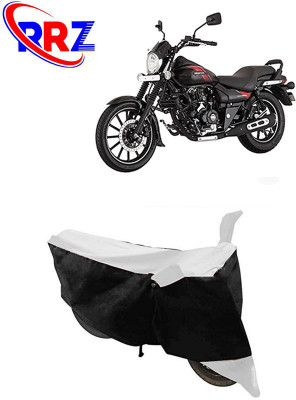 RRZ Waterproof Two Wheeler Cover for Bajaj(Avenger 220 Street, Black, White)