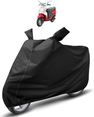 Auto Hub Waterproof Two Wheeler Cover for Hero(Pleasure, Black)