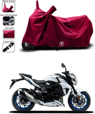 DeepShakshi AUTOMOTIVE Waterproof Two Wheeler Cover for Suzuki(GSX-S750, Maroon)