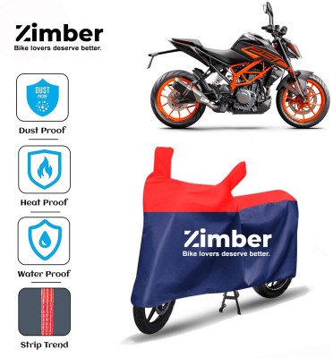 ZIMBER Two Wheeler Cover for KTM(250 Duke, Red, Blue)