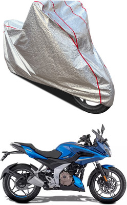 AutoGalaxy Waterproof Two Wheeler Cover for Bajaj(Silver)