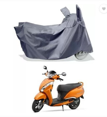 JVBRANGI Two Wheeler Cover for TVS(Jupiter, Grey)