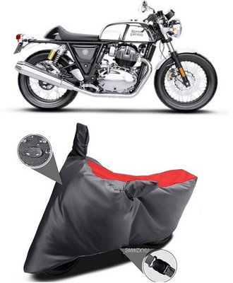 SK AUTO Waterproof Two Wheeler Cover for Royal Enfield(Continental GT 650, Black, Red)