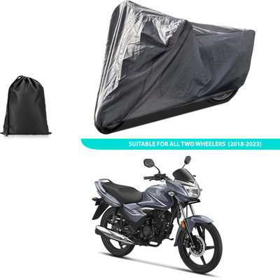GOSHIV-car and bike accessories Two Wheeler Cover for Honda(CB Shine, Grey)