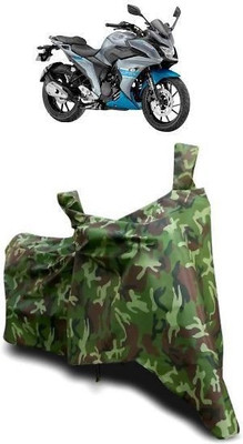 ATBROTHERS Waterproof Two Wheeler Cover for Yamaha(Fazer 25 BS6, Multicolor, Green)
