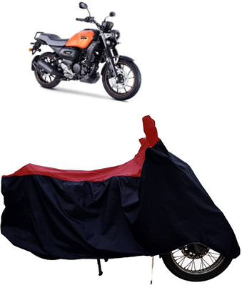 KEDIT Two Wheeler Cover for Yamaha(FZ-X, Red, Black)