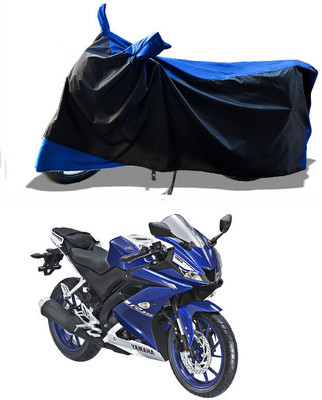 DeepShakshi AUTOMOTIVE Waterproof Two Wheeler Cover for Yamaha(R15 V3, Blue)