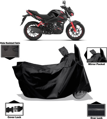 Amexride Two Wheeler Cover for Hero(Xtreme 160 R, Black)