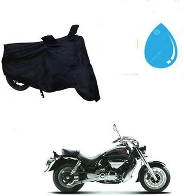 RAAMKM Two Wheeler Cover for TVS(Versys-X 300, Black)