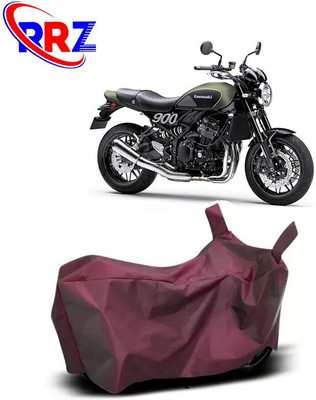 RRZ Waterproof Two Wheeler Cover for Kawasaki(Z900RS, Maroon)