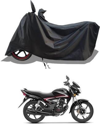AASHTIK MART Two Wheeler Cover for Honda(CB Shine SP, Black)