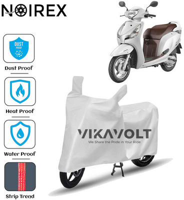 NOIREX Waterproof Two Wheeler Cover for Honda(Aviator, Silver)