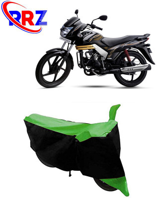 RRZ Waterproof Two Wheeler Cover for Mahindra(Centuro, Black, Green)