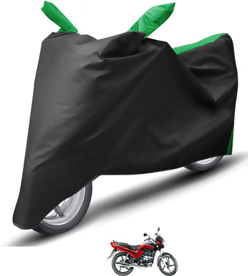 Caronix Waterproof Two Wheeler Cover for Hero(Passion Plus, Green)