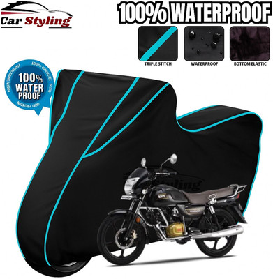 Car Styling Waterproof Two Wheeler Cover for TVS(Radeon, Black)