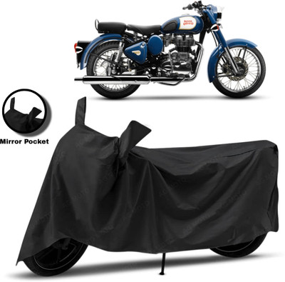 Mdstar Waterproof Two Wheeler Cover for Universal For Bike(Black)