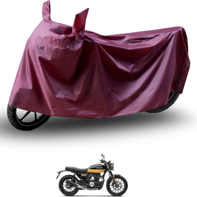 KANISHA ENTERPRISES Waterproof Two Wheeler Cover for Honda(Hness CB350, Maroon)