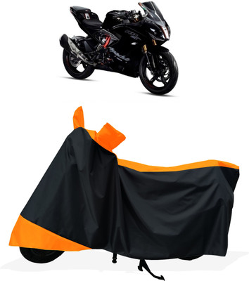 Tricway Two Wheeler Cover for TVS(Apache RTR 310 BS6, Orange)
