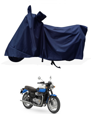 Tricway Two Wheeler Cover for Triumph(Bonneville T120 Black BS6, Blue)