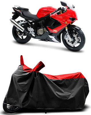 MMSSTAR Waterproof Two Wheeler Cover for Hyosung(GT650R, Red)